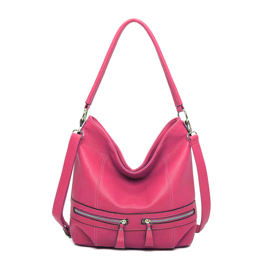 RS17003  Zip Pocket Details Shoulder Bag