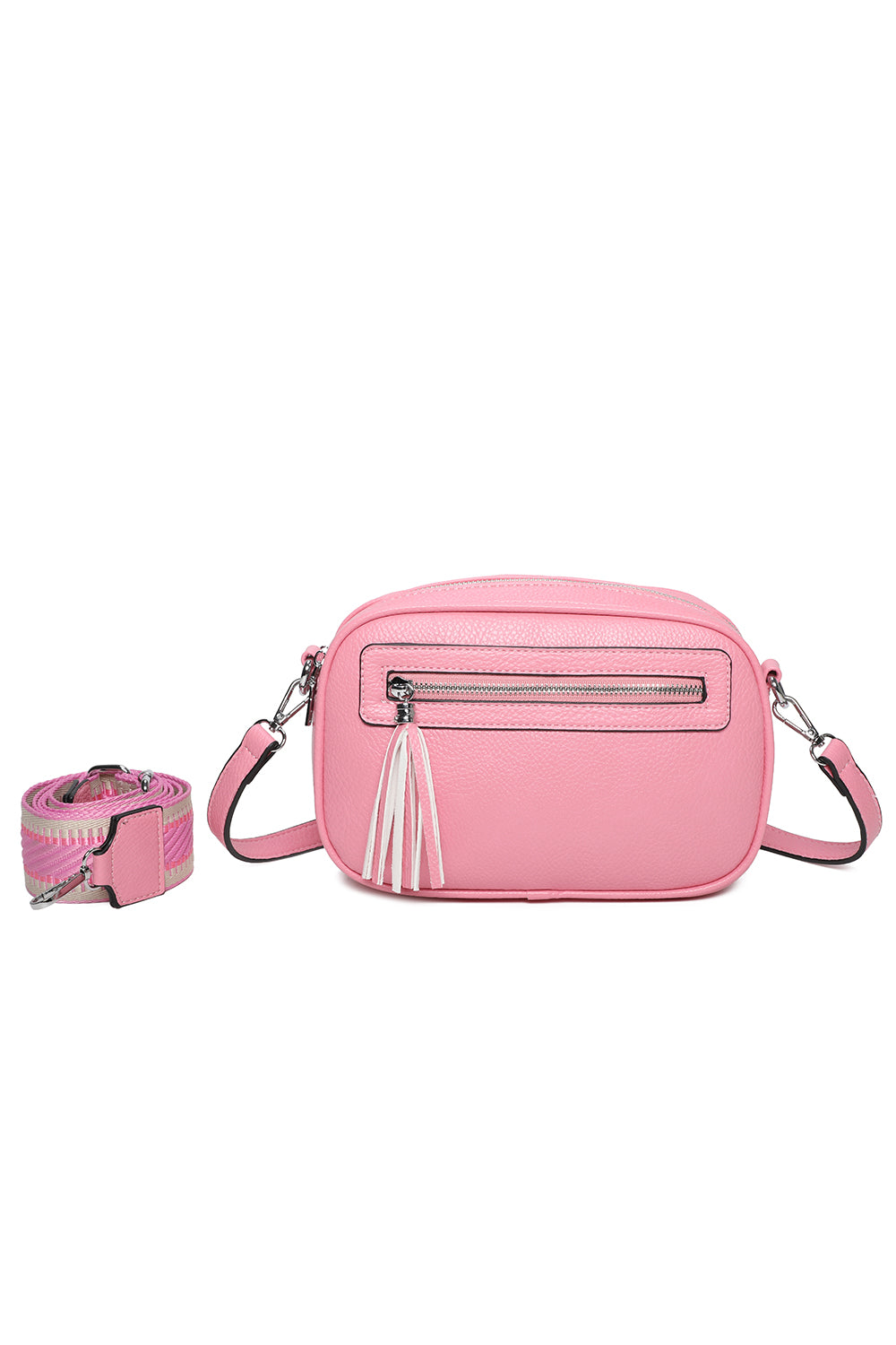 RB240802-Urban Charm Tassel Crossbody Bag