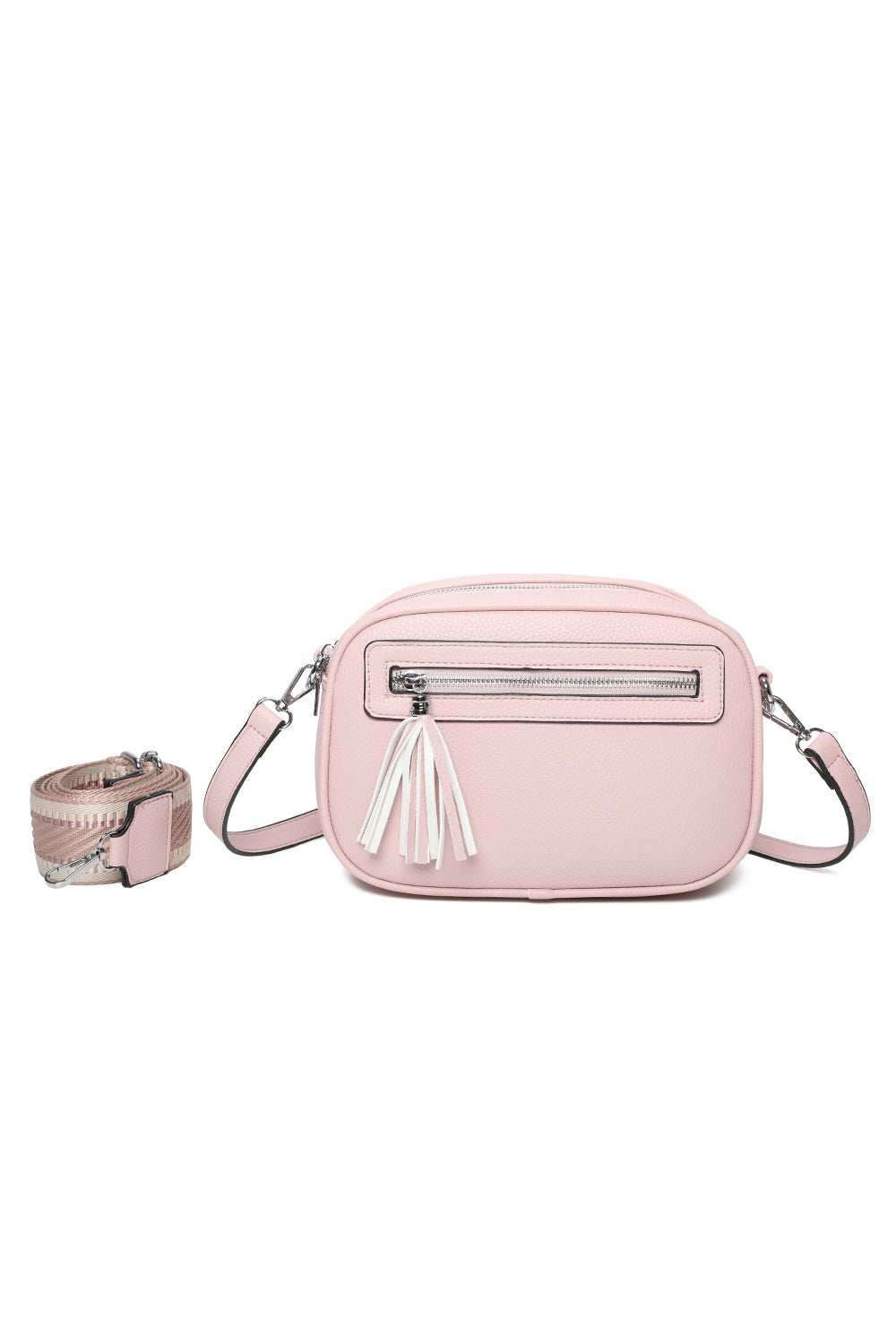 RB240802-Urban Charm Tassel Crossbody Bag