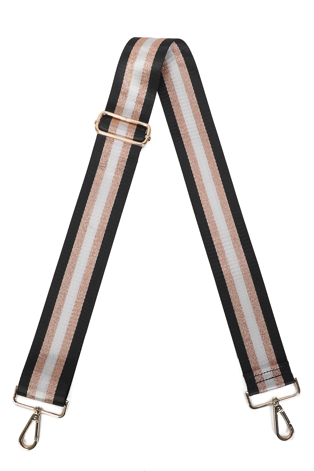 S-Crossbbody Strap Golden Sparkle Stripe