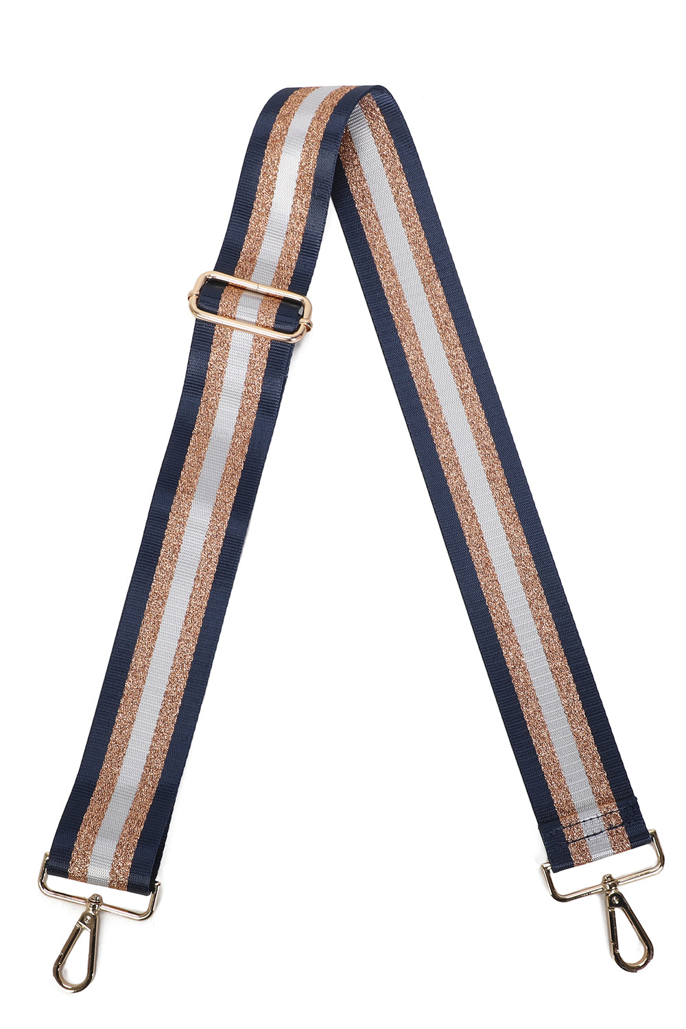 S-Crossbbody Strap Golden Sparkle Stripe