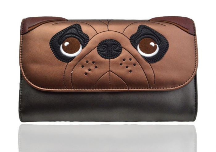 Bull Dog Clutch Bag