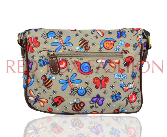 TC6060-LB Insects Ladybug Dragonfly Waterproof Messenger Crossbody bag