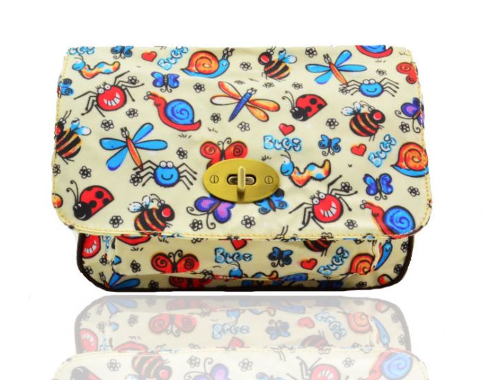 TC6060-LB Insects Ladybug Dragonfly Waterproof Messenger Crossbody bag