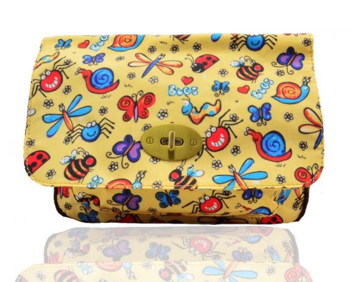 TC6060-LB Insects Ladybug Dragonfly Waterproof Messenger Crossbody bag