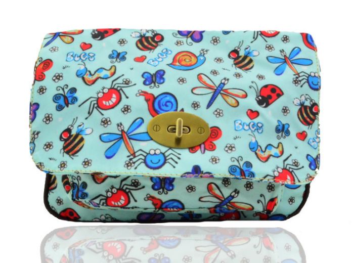 TC6060-LB Insects Ladybug Dragonfly Waterproof Messenger Crossbody bag