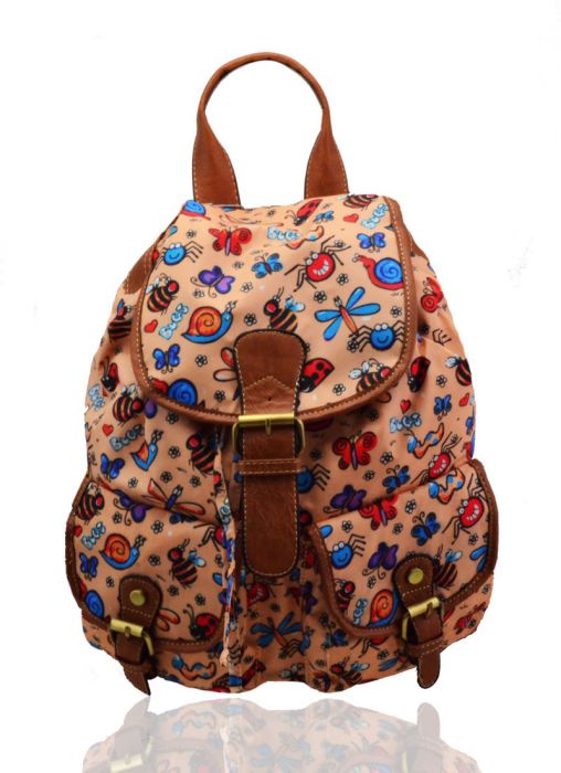 TC2428-LB Waterproof Bug Print Backpack Rucksack