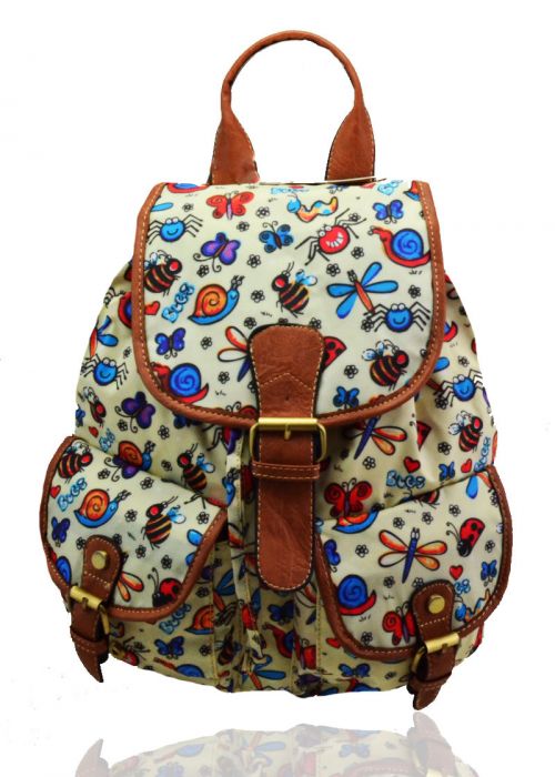 TC2428-LB Waterproof Bug Print Backpack Rucksack