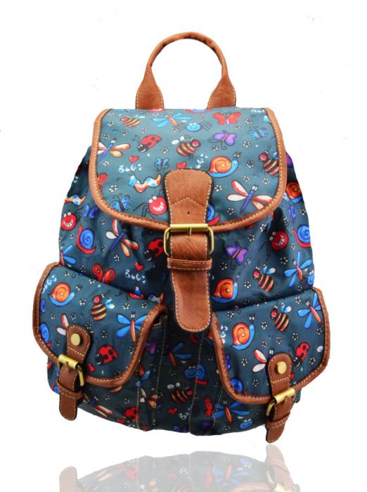 TC2428-LB Waterproof Bug Print Backpack Rucksack