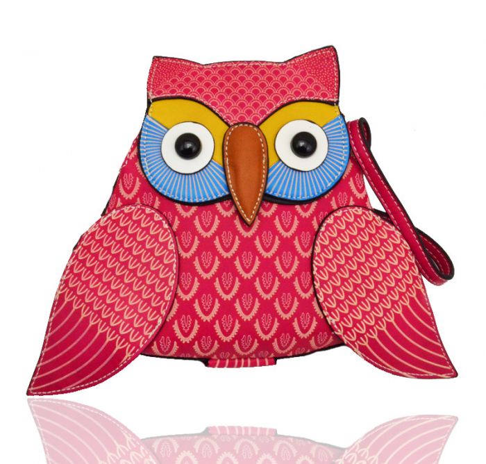 WOW7004 Small Owl messenger crossbody bag laser print