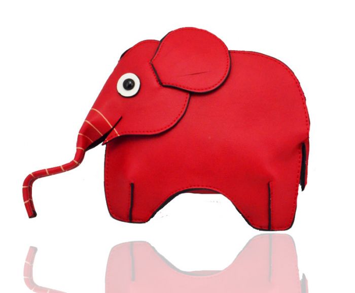 WOW7003 Small elephant messenger bag with movable trunk