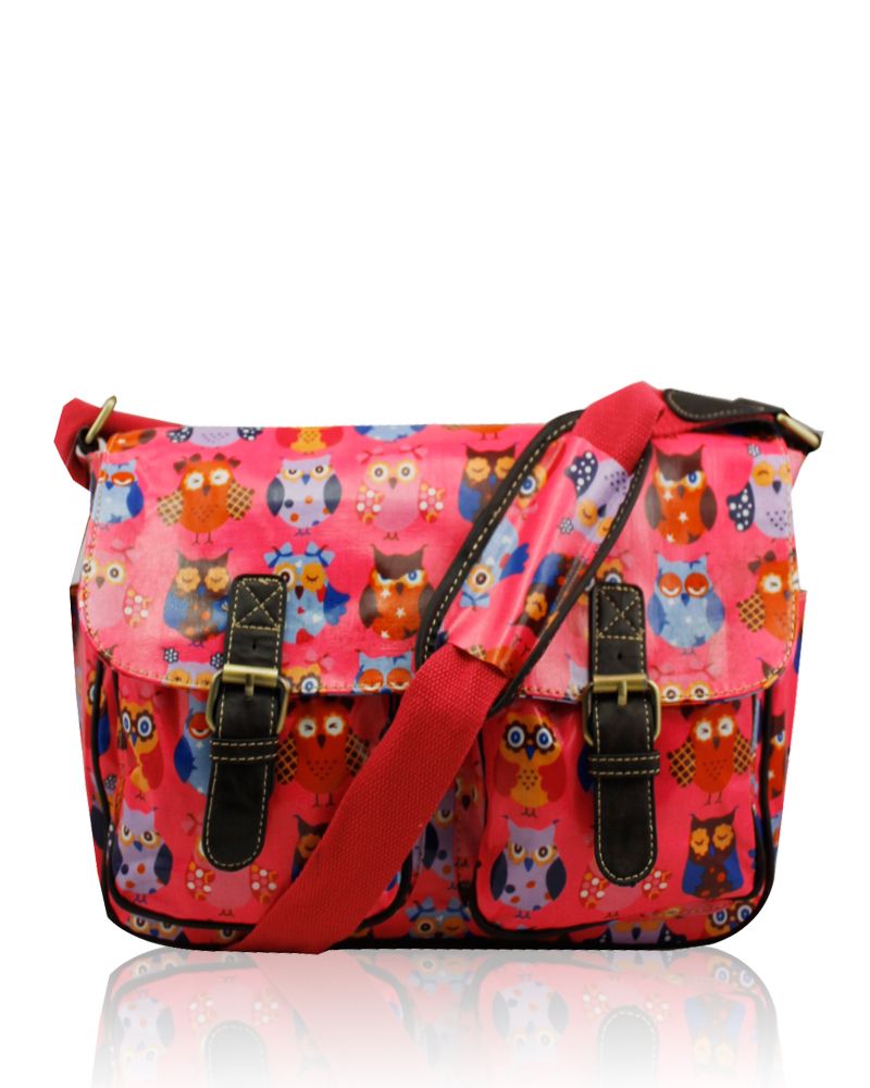 H6072-OAL2 Print Waterproof Satchel Bag