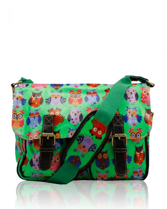 H6072-OAL2 Print Waterproof Satchel Bag