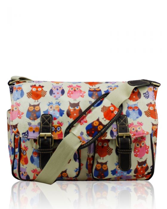 H6072-OAL2 Print Waterproof Satchel Bag