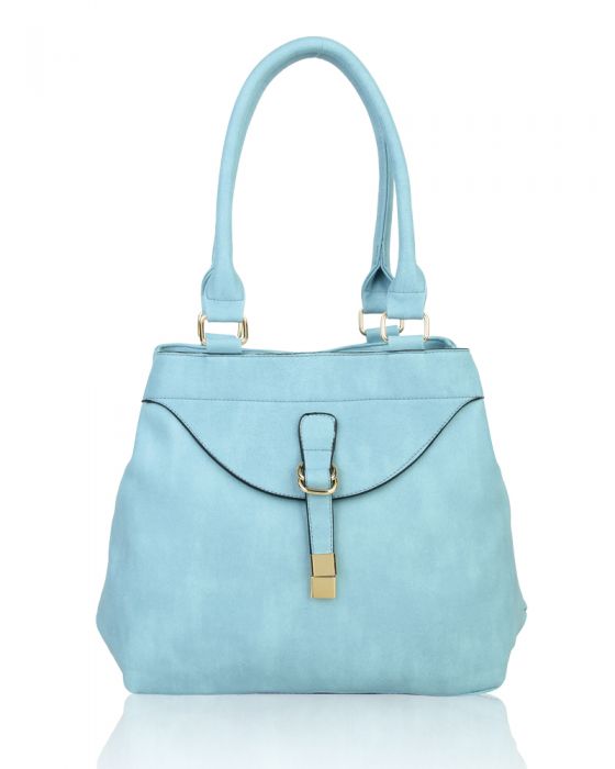 RS17006  Strap Detail Shoulder Bag With Two Compartments