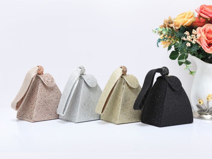 RE17108 Pyramid Shape Evening Clutch Bag