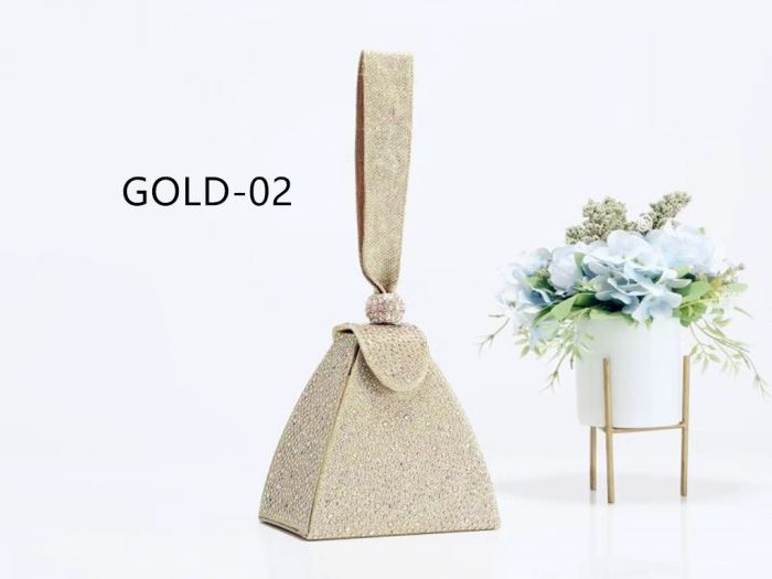 RE17108 Pyramid Shape Evening Clutch Bag