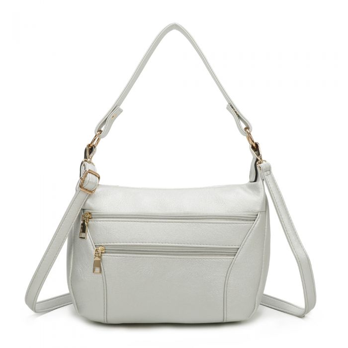 RB220801 Multi zipper pocket small crossbody shoulder bags