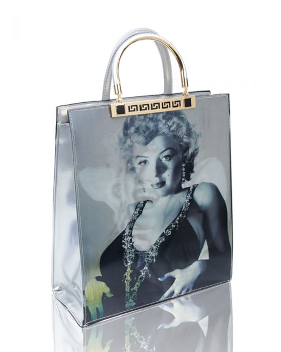 RJ160501-M   Monroe 3D Print Top-Handle Handbag