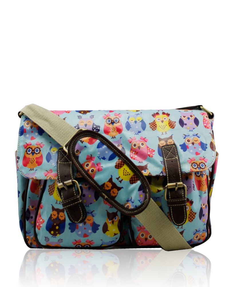 H6072-OAL2 Print Waterproof Satchel Bag